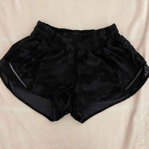 lulu lemon hotty hot black camo